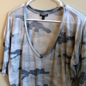 Express Fade Camo T Shirt